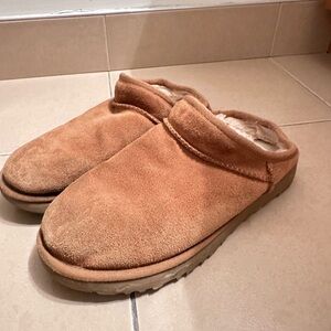 UGG Tan Suede Slippers size 8